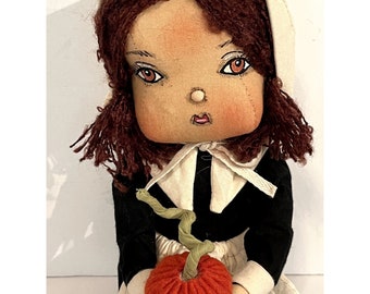 Joe Spencer Pilgrim Girl Eve Gallerie II Thanksgiving Gathered Traditions Art Doll