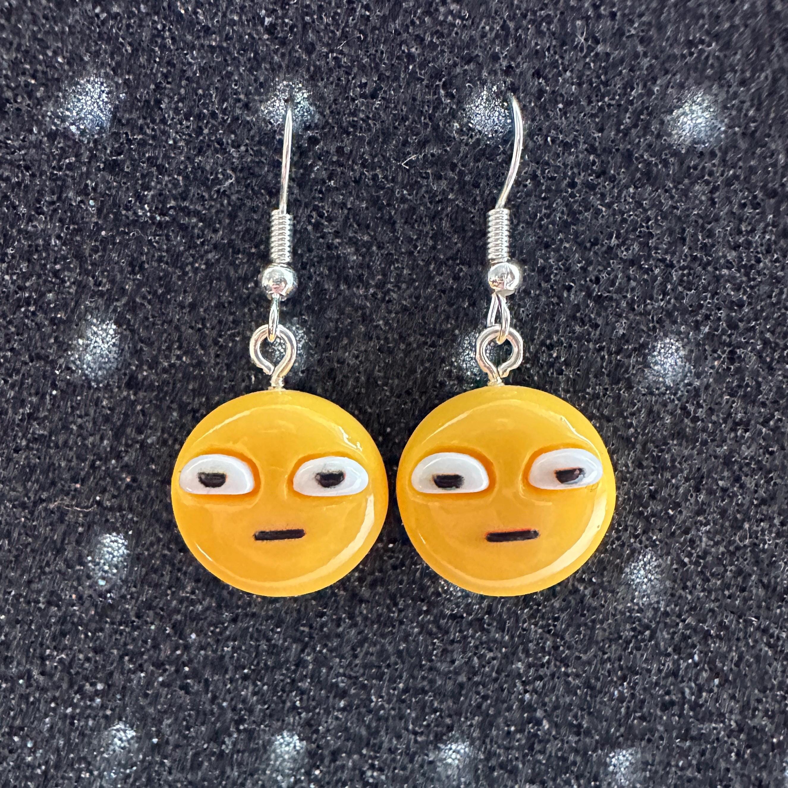 Nerd Emoji Earring - Etsy, image size:2651x2651