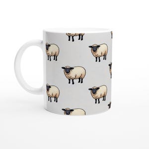 Unique Sheep Lover&#39;s Mug - Country Style Ceramic Cup