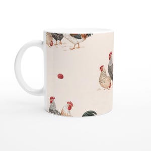 Farmhouse Chickens Coffee Cup - Ceramic Drinkware
