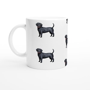 Entzückende schwarze Labrador Keramiktasse - nettes Geschenk für Hundeliebhaber