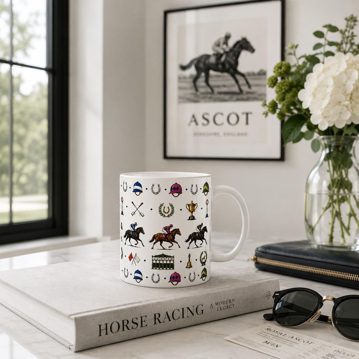 Horse Racing Mug - Etsy UK