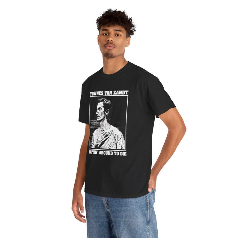 Townes Van Zandt Vintage Shirt, Folk Americana Tee, 70s Outlaw Country Music Graphic T-Shirt, Classic Fan Gift image 8