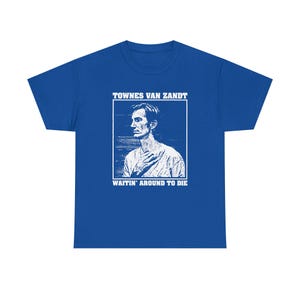 Townes Van Zandt Vintage Shirt, Folk Americana Tee, 70s Outlaw Country Music Graphic T-Shirt, Classic Fan Gift image 3