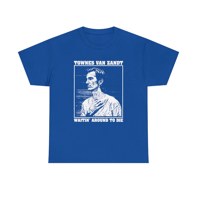 Townes Van Zandt Vintage Shirt, Folk Americana Tee, 70s Outlaw Country Music Graphic T-Shirt, Classic Fan Gift image 3