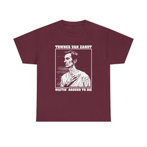 Townes Van Zandt Vintage Shirt, Folk Americana Tee, 70s Outlaw Country Music Graphic T-Shirt, Classic Fan Gift image 5