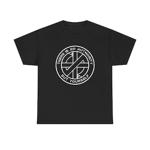 T-shirt Crass Band Unisexe - 100% Coton - Blanc - Tailles S à 3XL - États-Unis