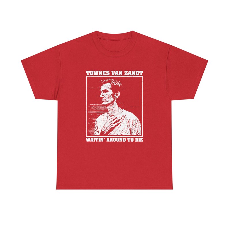 Townes Van Zandt Vintage Shirt, Folk Americana Tee, 70s Outlaw Country Music Graphic T-Shirt, Classic Fan Gift image 6