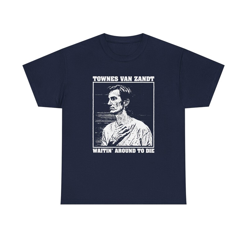 Townes Van Zandt Vintage Shirt, Folk Americana Tee, 70s Outlaw Country Music Graphic T-Shirt, Classic Fan Gift image 2