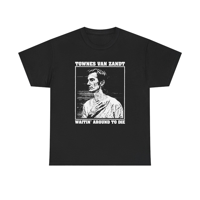 Townes Van Zandt Vintage Shirt, Folk Americana Tee, 70s Outlaw Country Music Graphic T-Shirt, Classic Fan Gift image 1