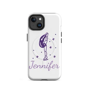Personalized Skater Gifts Ice Skating Gifts MagSafe® tough case for iPhone®
