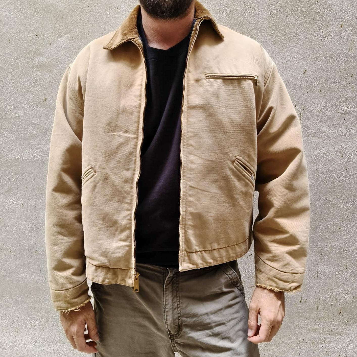 カーハート デトロイト ジャケット Carhartt Detroit ovy Carhartt Jacket Detroit - Etsy