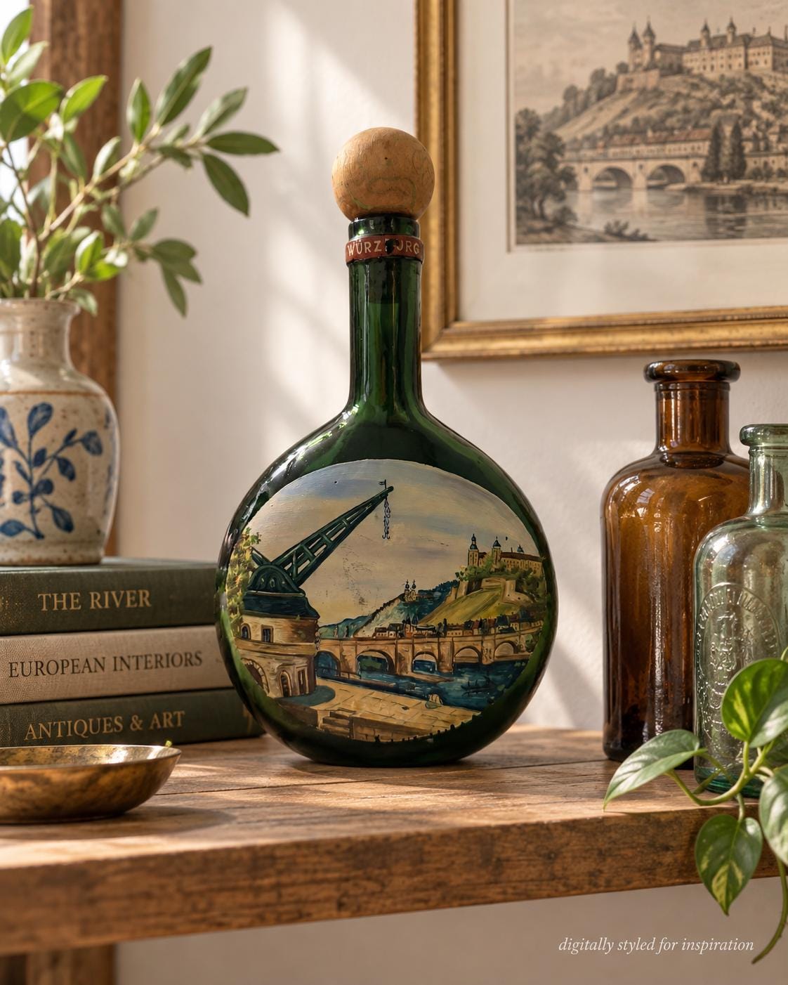 German Old Bottle - Etsy