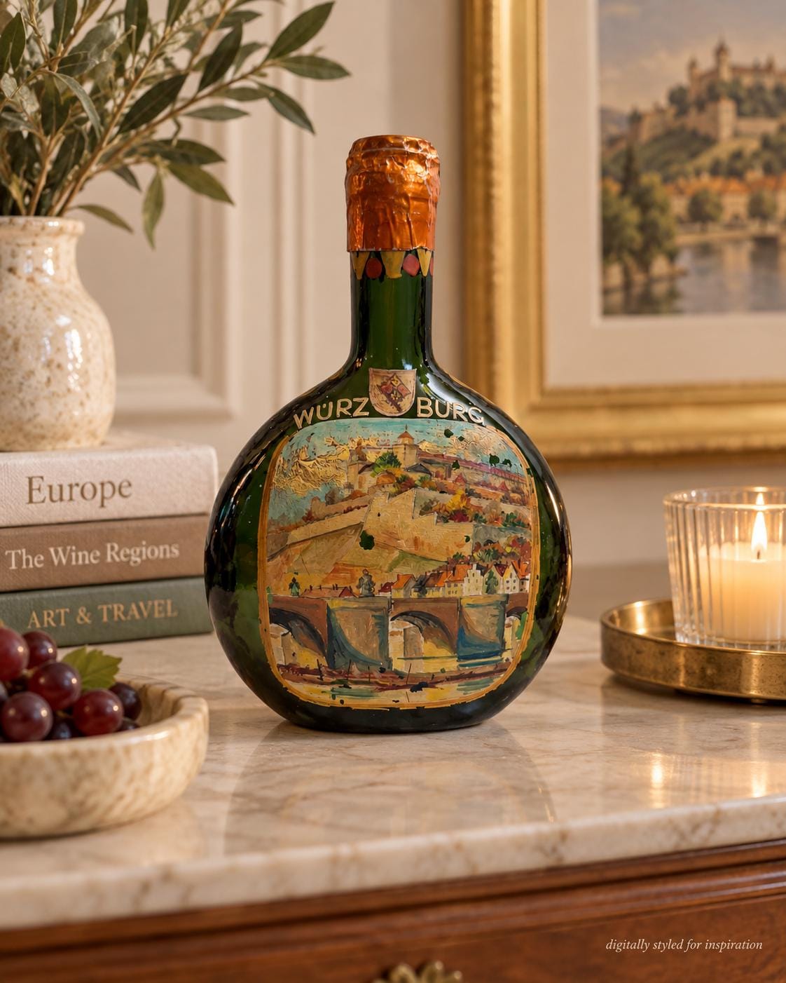 Bocksbeutel Bottle - Etsy