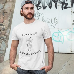 Drummer 7/8 Count T-Shirt: Percussionist Music Lover Gift