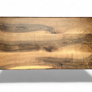 Solid walnut tabletop | Unique | 240 x 106 cm | Luxury dining table top | Solid wood 3 planks | Premium quality | Stored