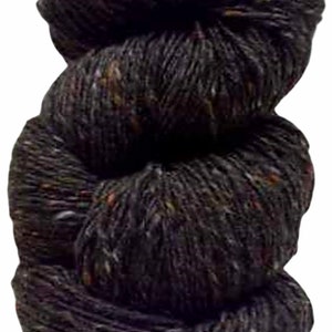 100g Aran Tweed Garn Irish Donegal Kilcarra 100% Wolle (braun grau 4801)