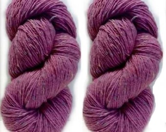 Hilo Aran Tweed rosa de 200 g, 4735, Irish Donegal Kilcarra, 100 % lana.