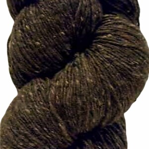 100 g de fil Aran Tweed brun clair 4741 Donegal irlandais Kilcarra 100 % laine
