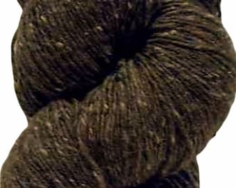 100 g de fil Aran Tweed irlandais Donegal Kilcarra 100 % laine (marron clair 4741)