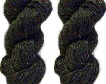 200g Aran Tweed Fil Irlandais Donegal Kilcarra 100% laine (hunters green 4715)