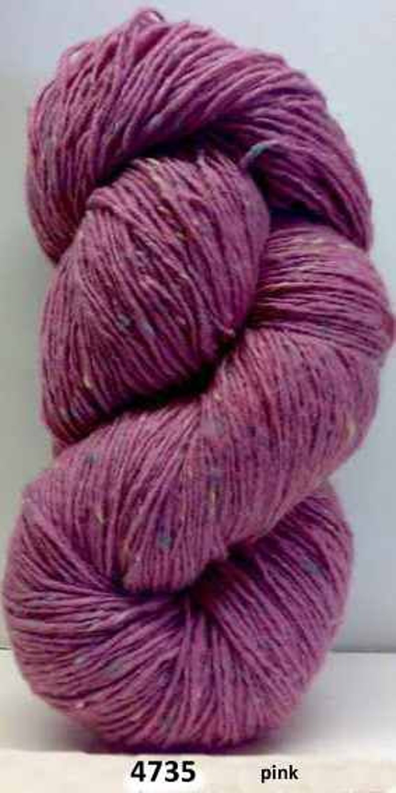 Aran Tweed Yarn 200g/7oz Irish Donegal Kilcarra Wool pink Etsy
