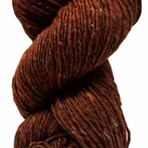 100g Aran Tweed Garn Irish Donegal Kilcarra 100% Wolle (Kupfer 4727)