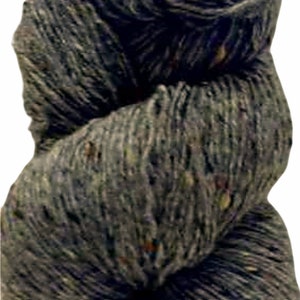 100g Aran Tweed Garn Irish Donegal Kilcarra 100% Wolle (warm grey 4742)