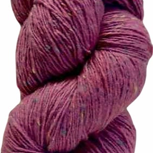 100g Aran Tweed Garn Irish Donegal Kilcarra 100% Wolle (pink 4735)