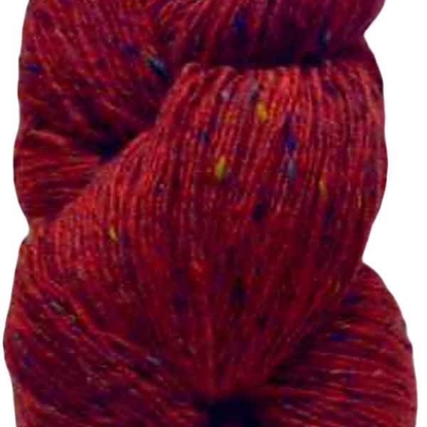 100g Aran Tweed Yarn Irish Donegal Kilcarra 100% wool (scarlet red 4866)