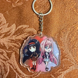 ULJA- Aya & Miki Double-Sided Keychain