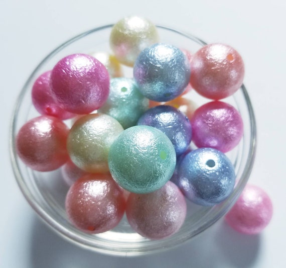 10 pieces 20mm aqua green striped chunky bubblegum beads DIY baby necklaces
