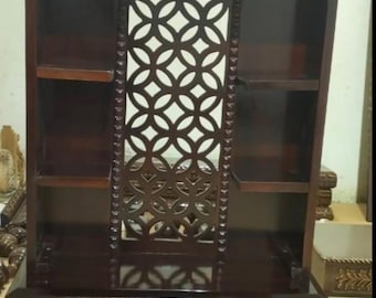 Handmade Teakwood Temple, Hand Carved Wooden Mandir