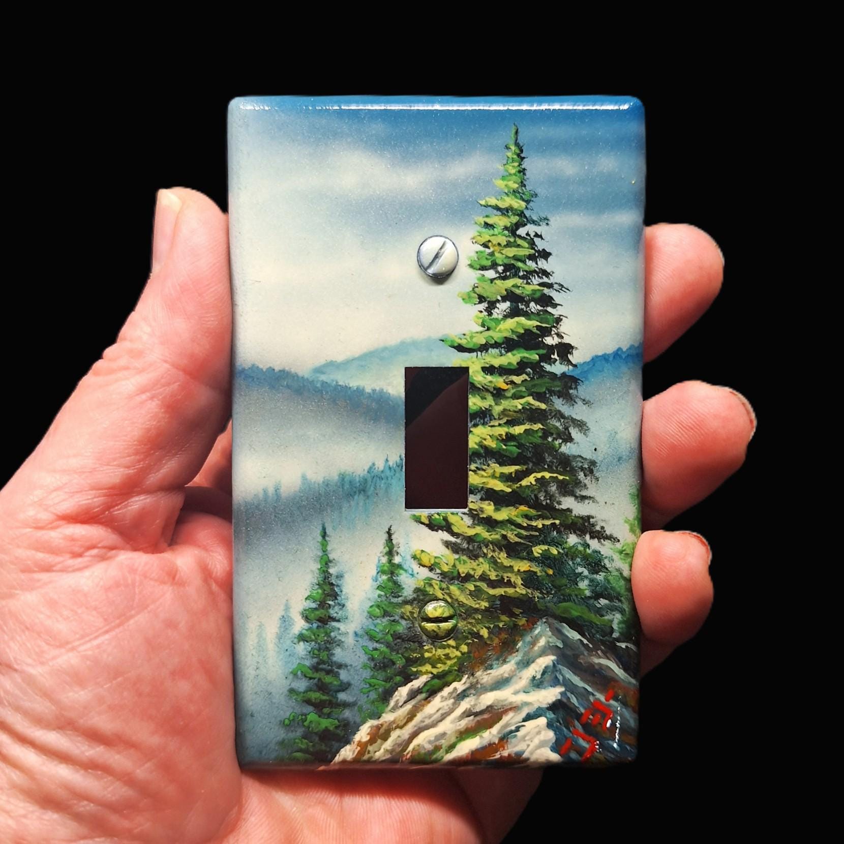 Landscape Painted Plate - Etsy