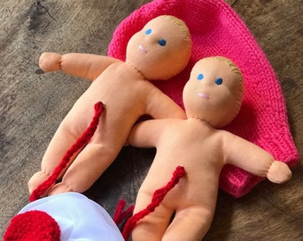 Miniature Twins Childbirth Education  Kit