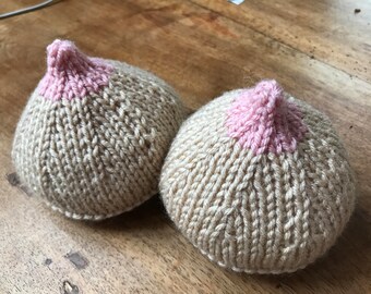 Knitted Breasts Softie