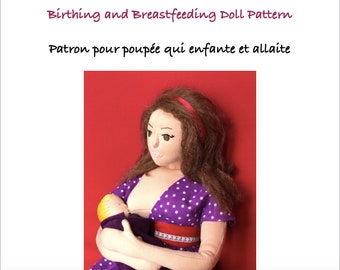 Birthing and Breastfeeding doll Pattern and Tutorial