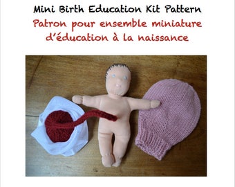 Mini Birth Education Kit Bilingual PDF pattern