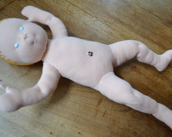 Fabric newborn baby doll