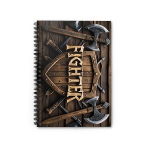 Dungeons and Dragons Notebook, RPG Journal, Fantasy Gaming Planner, Dungeon Master Gift, Gamer Diary, Geek Stationery