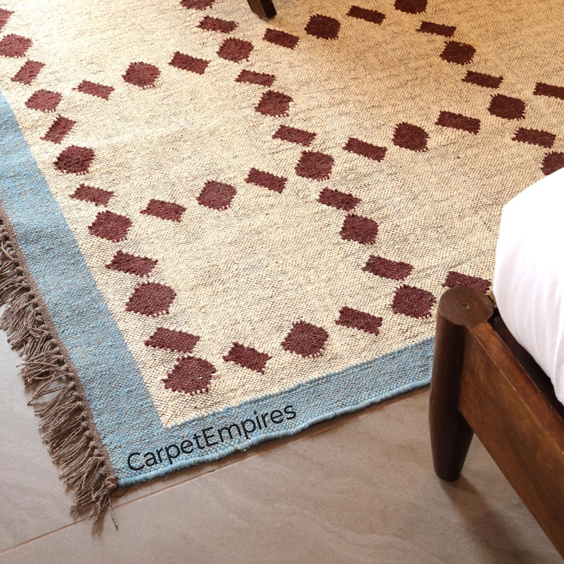 kilim durrie, jute kilim rug, jute rug, navajo rug, wool jute rug, ivory wool rug, artisanal rug, hand woven rug, handwoven rugs, hand woven wool rug, kilim runner, scandinavian rug, southwestern rugjute rug 9x12, navajo kilim rug, modern kilim rug, traditional rug, bohemian kilim rug, chunky wool jute rug, gift for father, high traffic area, housewarming gifts, tribal kilim rug, turkish kilim rug, vintage kilim rug, wool kilim rug