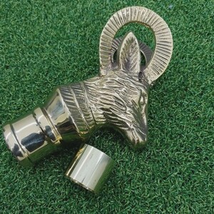 Brass goat hand Handle Only For Walking Stick Vintage Nautical Canes 11 CM