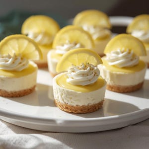 Best Recipe For Mini Lemon Cheesecake Bites (PDF Download)