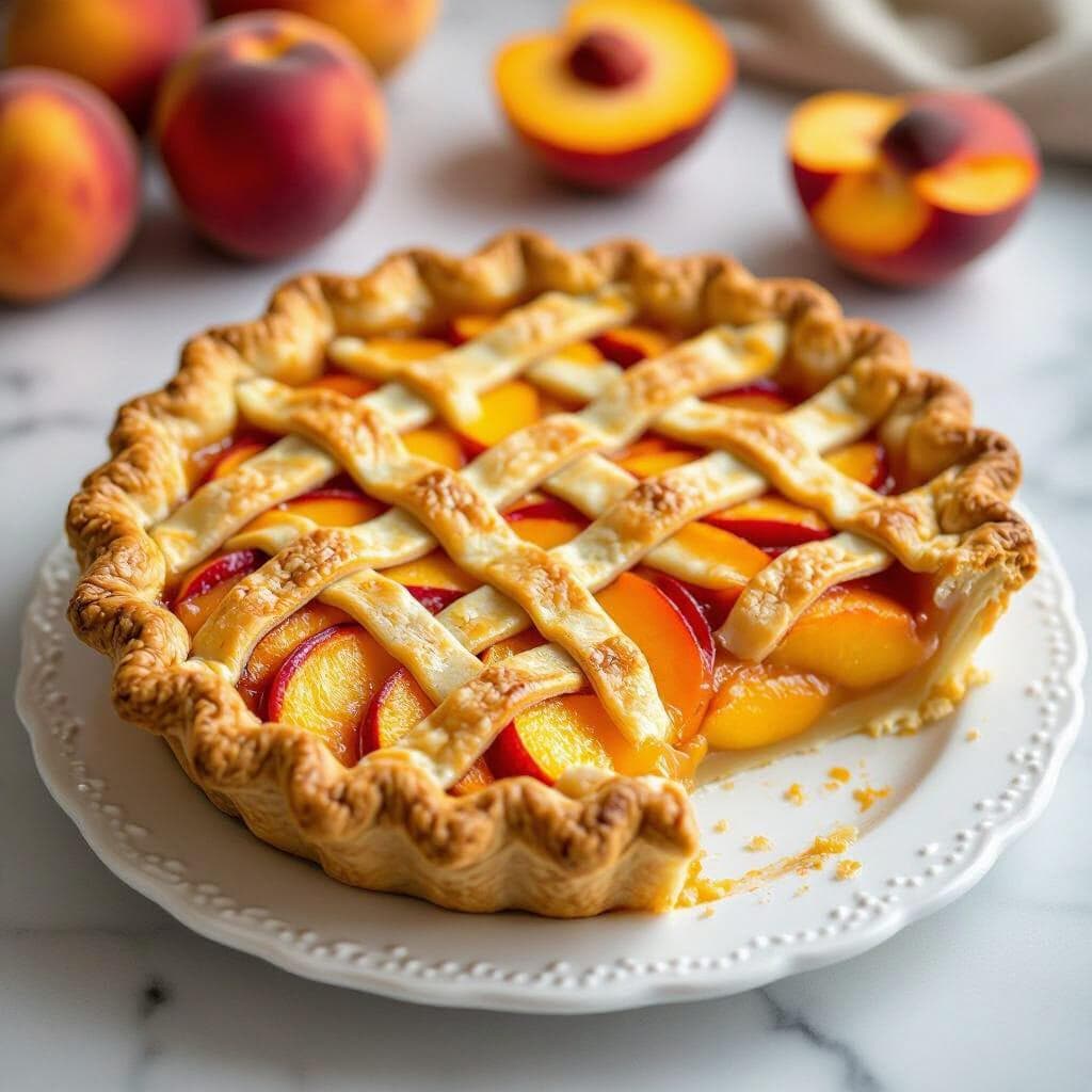 Peach Pie Print - Etsy