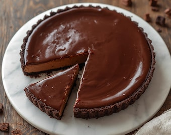 Best Recipe For Silky Chocolate Flan Tart (PDF Download)