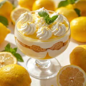 Best Recipe For Refreshing Lemon Cream Dessert (PDF Download)