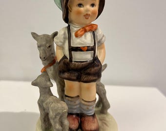 Vintage Goebel Hummel "Little Goat Herder" Ceramic Figurine