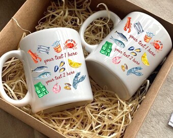 Custom Personality Mug – Personalized Boyfriend & Girlfriend Gift, Couple Coffee Cup, Unique Christmas - Birthday Present