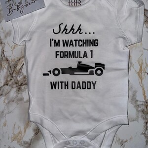 Pssst auf die Formel 1 Baby Body - Geburts Geschenk - Coming Home Outfit - Neugeborene - Baby Andenken - Baby Party