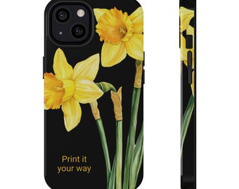 Daffodil March Birth Flower Phone Case, Impact Resistant